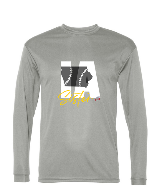 Iowa Sister Dri Fit Long Sleeve Shirt