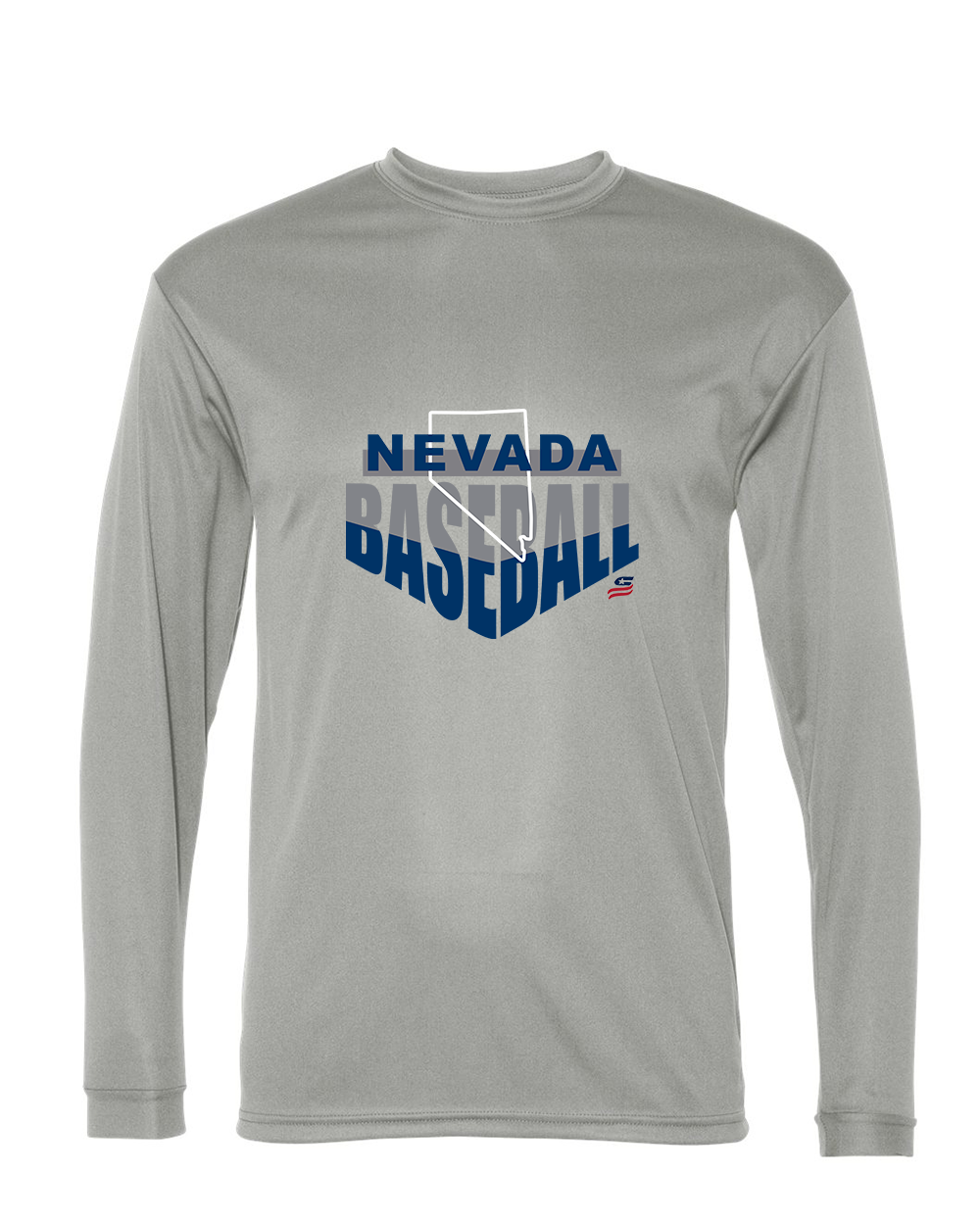 Nevada Logo1 Dri Fit Long Sleeve Shirt