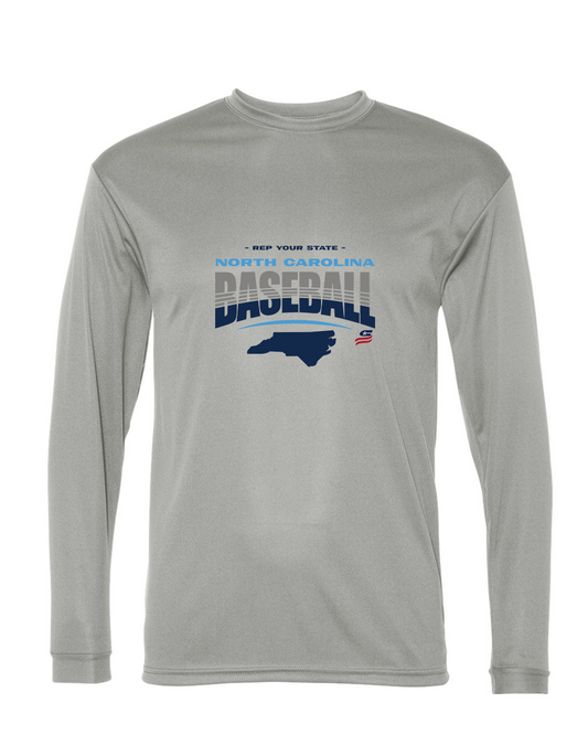 North Carolina Logo4 Dri Fit Long Sleeve Shirt