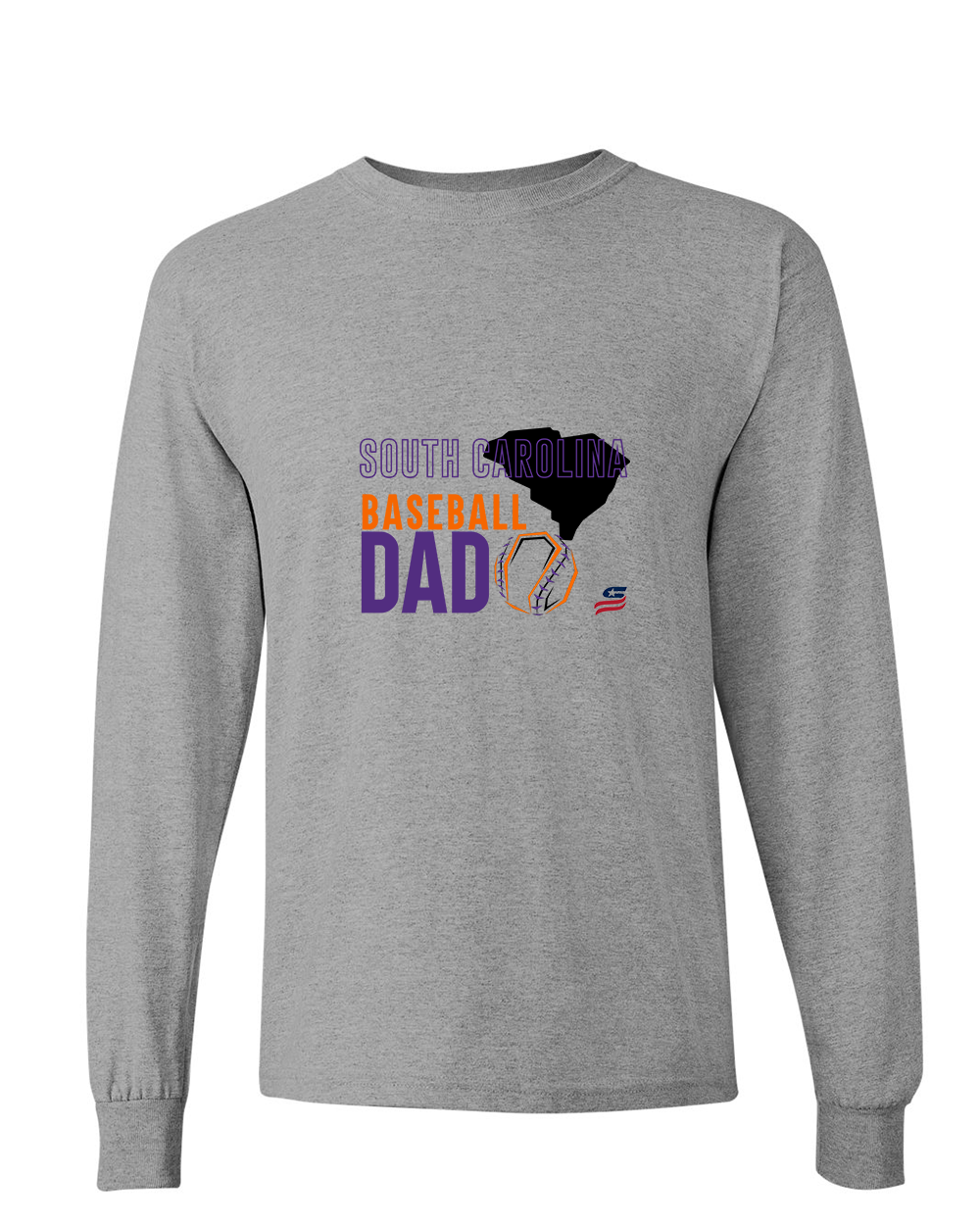 South Carolina Dad Cotton Long Sleeve Shirt