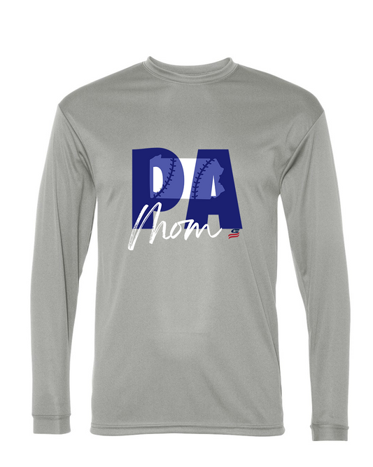 Pennsylvania Mom Dri Fit Long Sleeve Shirt