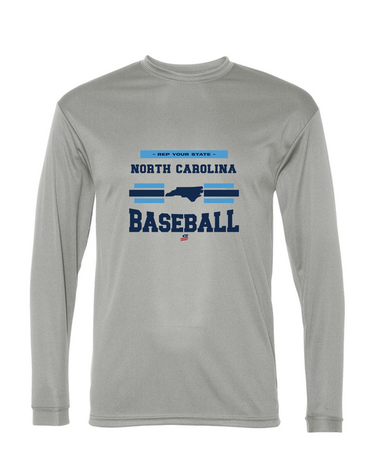 North Carolina Logo2 Dri Fit Long Sleeve Shirt