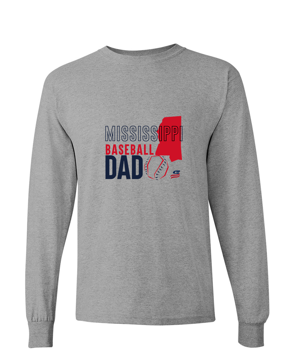 Mississippi Dad Cotton Long Sleeve Shirt