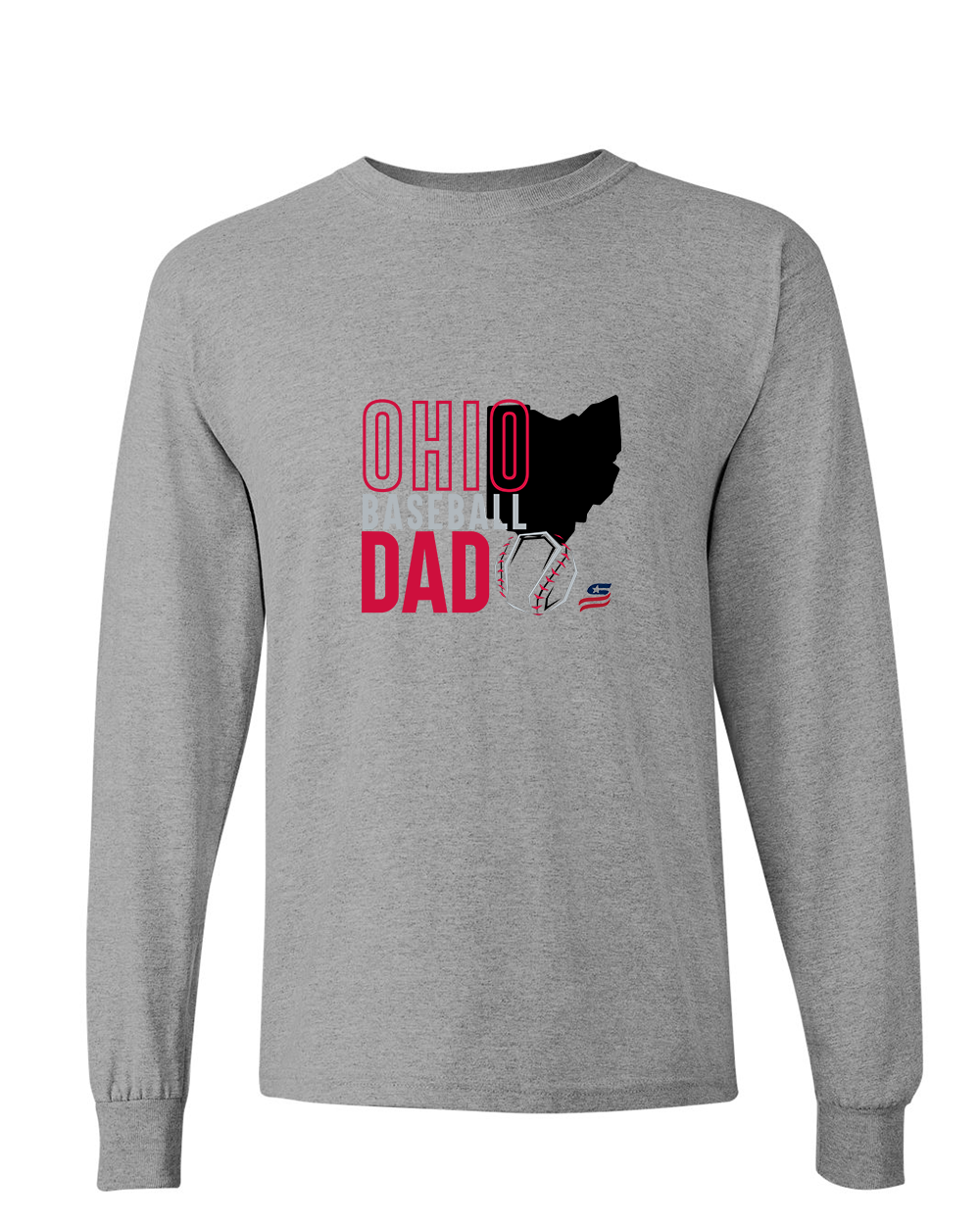 Ohio Dad Cotton Long Sleeve Shirt