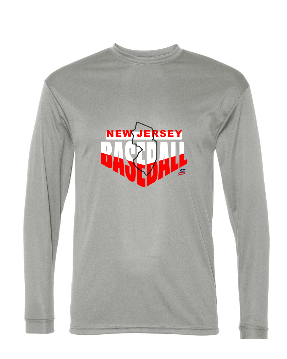 New Jersey Logo1 Dri Fit Long Sleeve Shirt