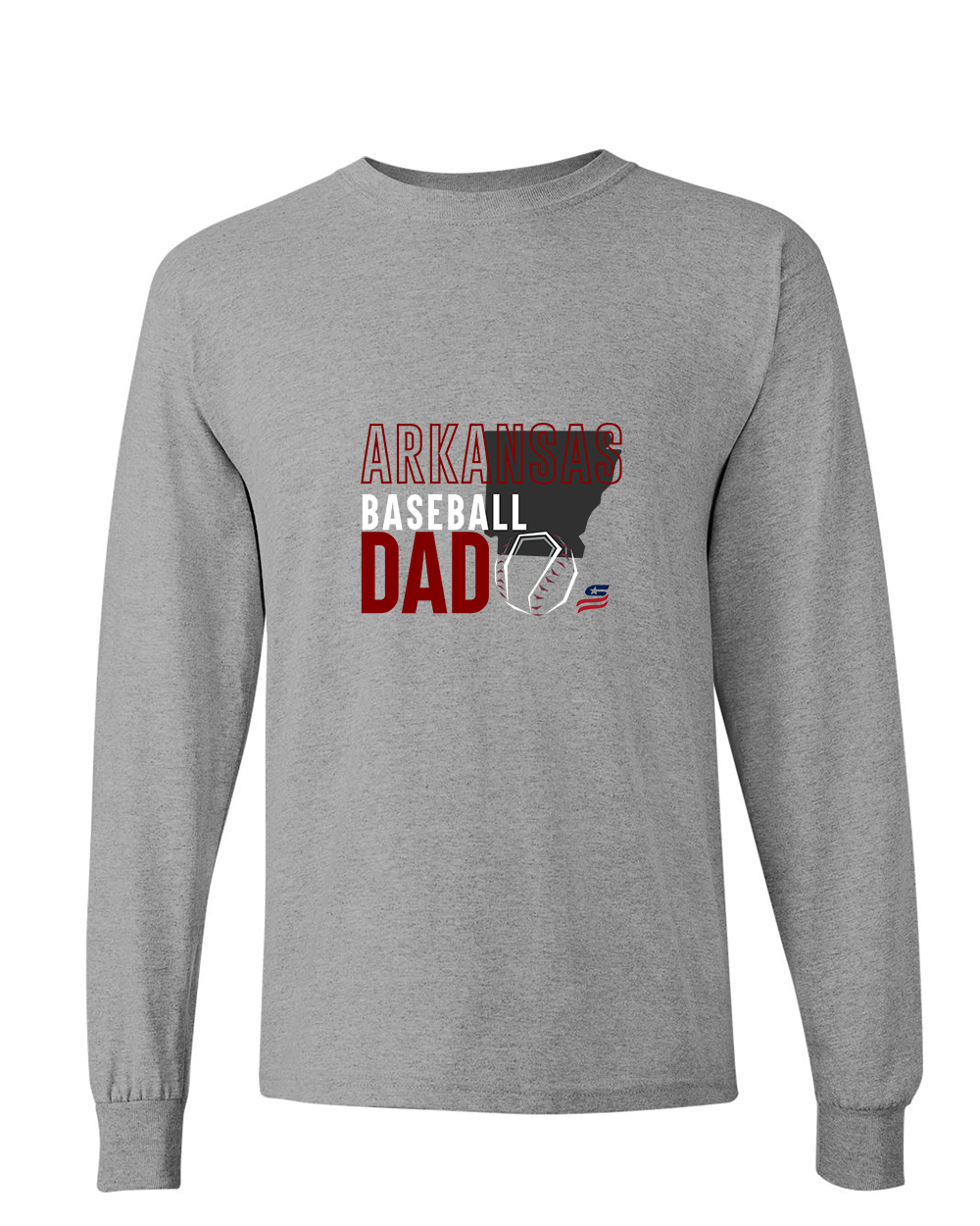 Arkansas Dad Cotton Long Sleeve Shirt