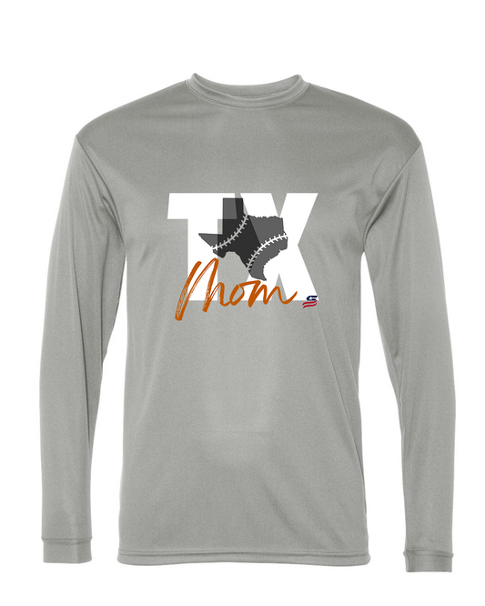 Texas Mom Dri Fit Long Sleeve Shirt