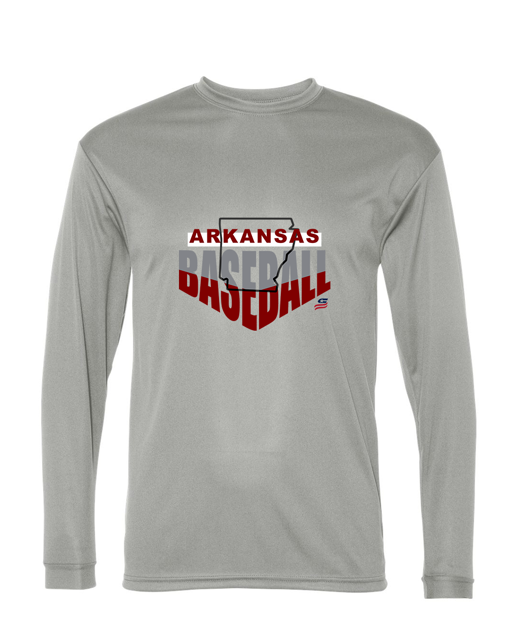 Arkansas Logo1 Dri Fit Long Sleeve Shirt