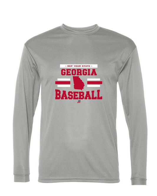 Georgia Logo2 Dri Fit Long Sleeve Shirt