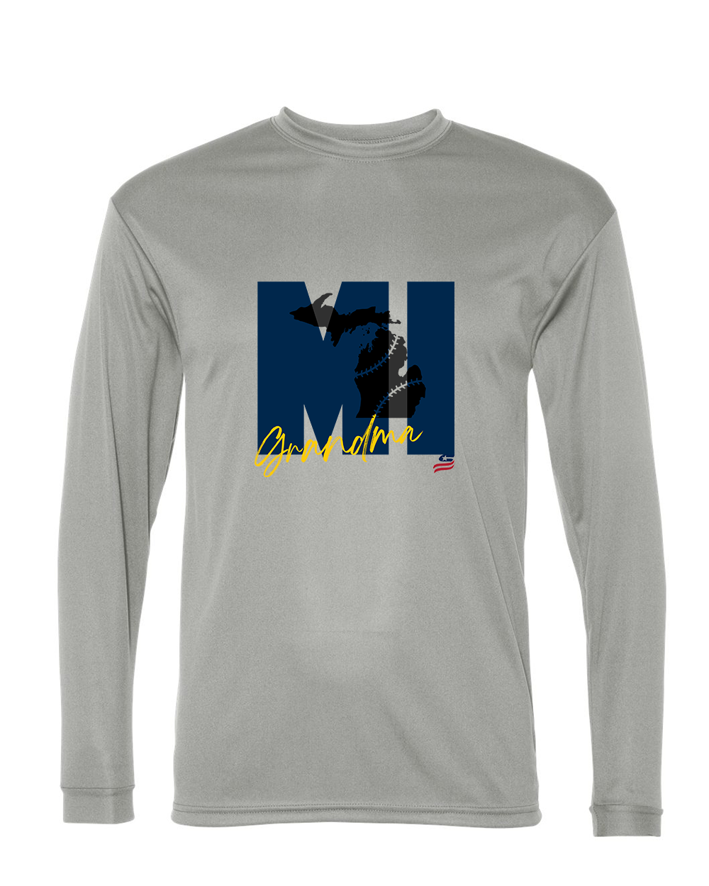 Michigan Grandma Dri Fit Long Sleeve Shirt