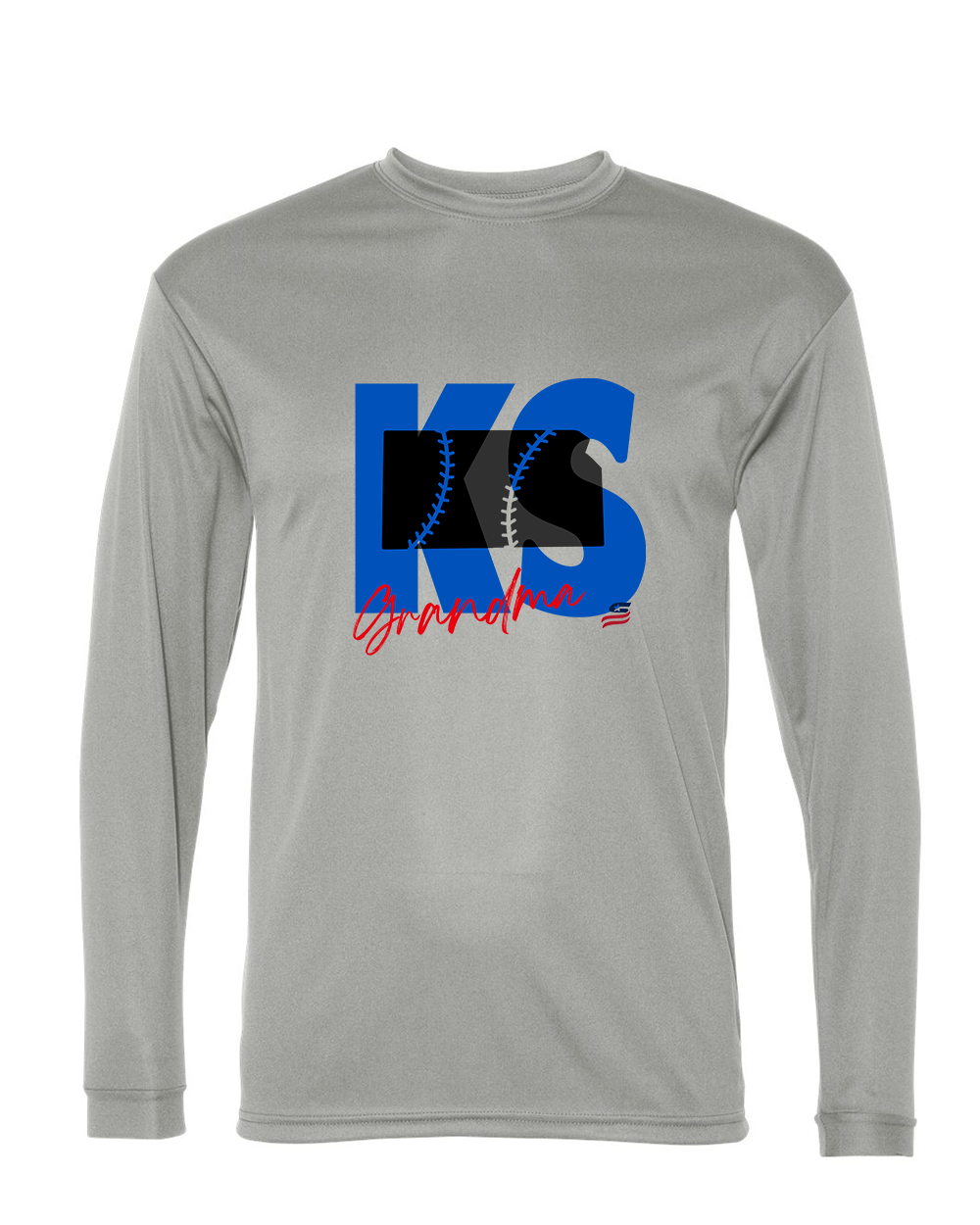 Kansas Grandma Dri Fit Long Sleeve Shirt