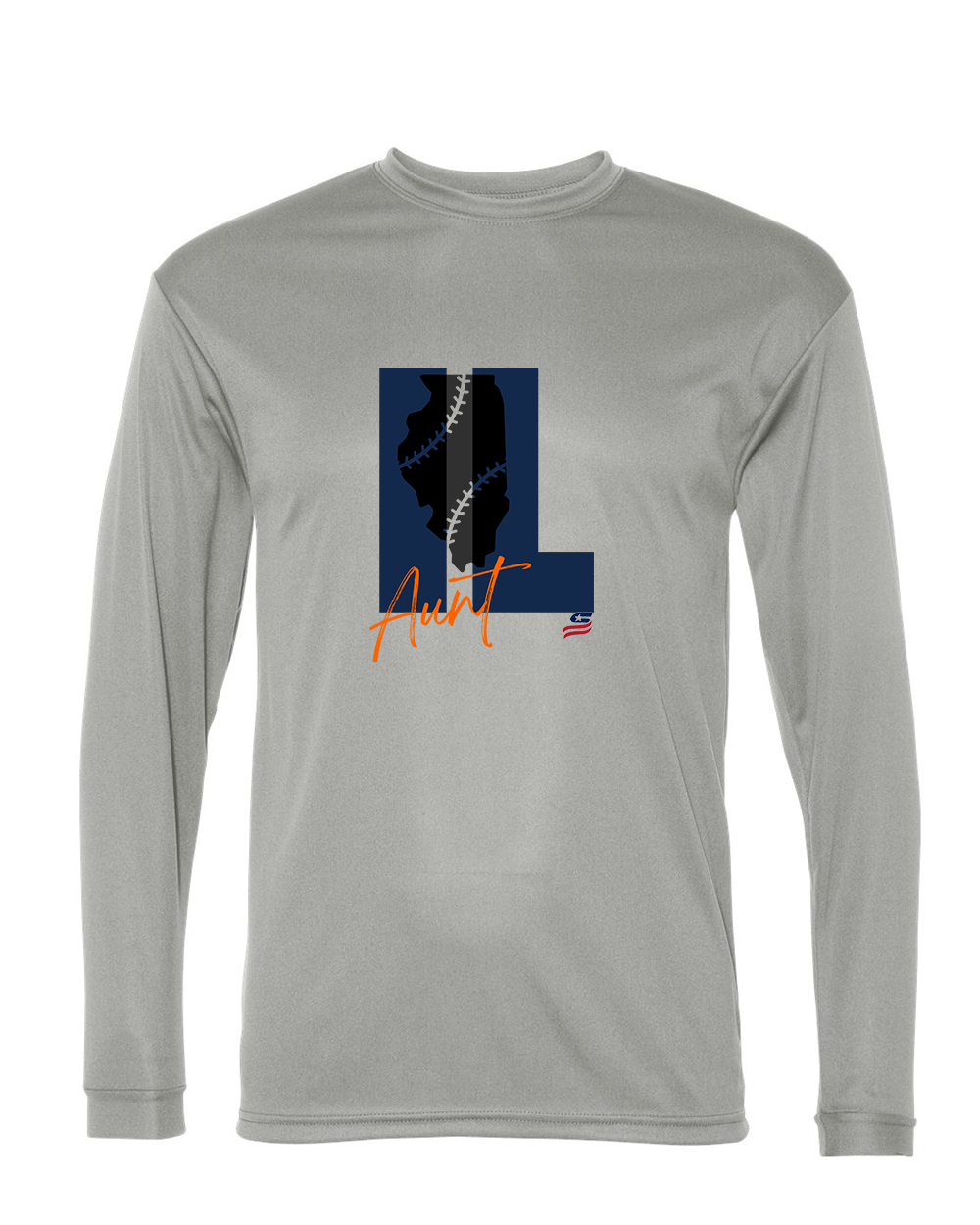 Illinois Aunt Dri Fit Long Sleeve Shirt