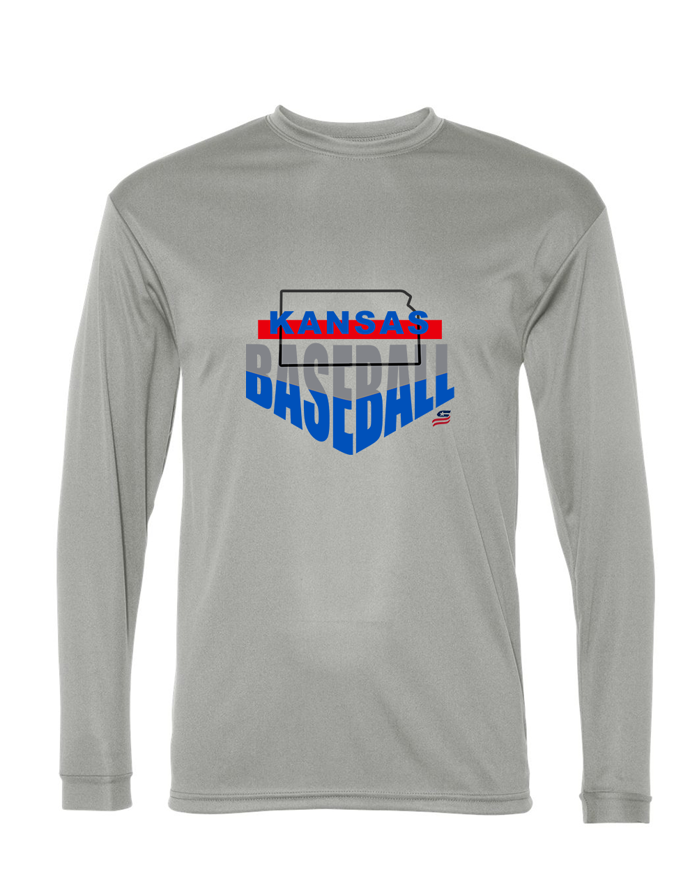 Kansas Logo1 Dri Fit Long Sleeve Shirt