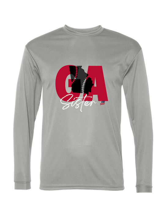 Georgia Sister Dri Fit Long Sleeve Shirt