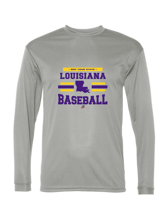 Louisiana Logo2 Dri Fit Long Sleeve Shirt