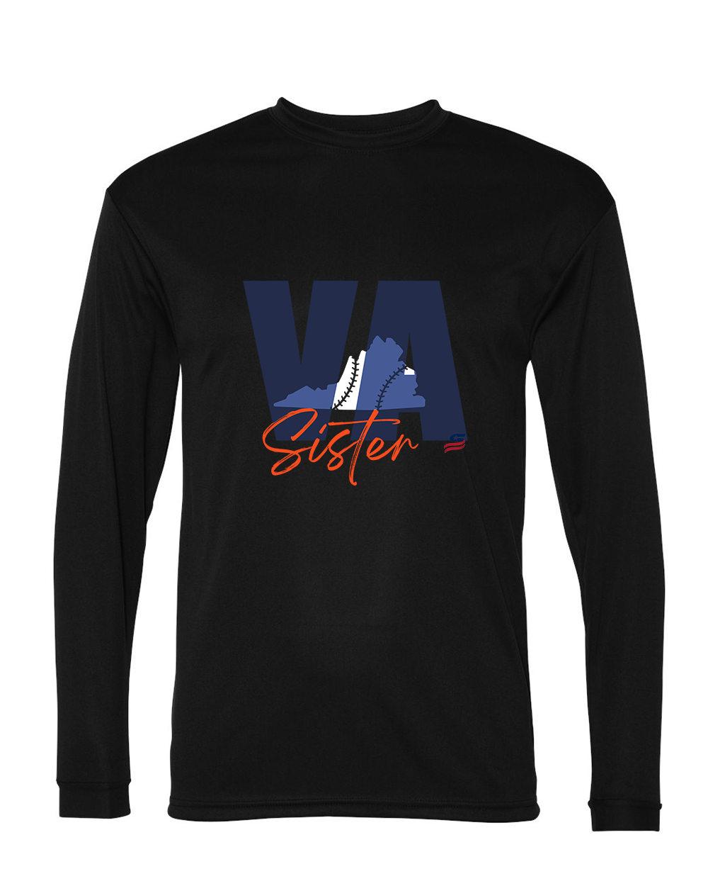 Virginia Sister Dri Fit Long Sleeve Shirt