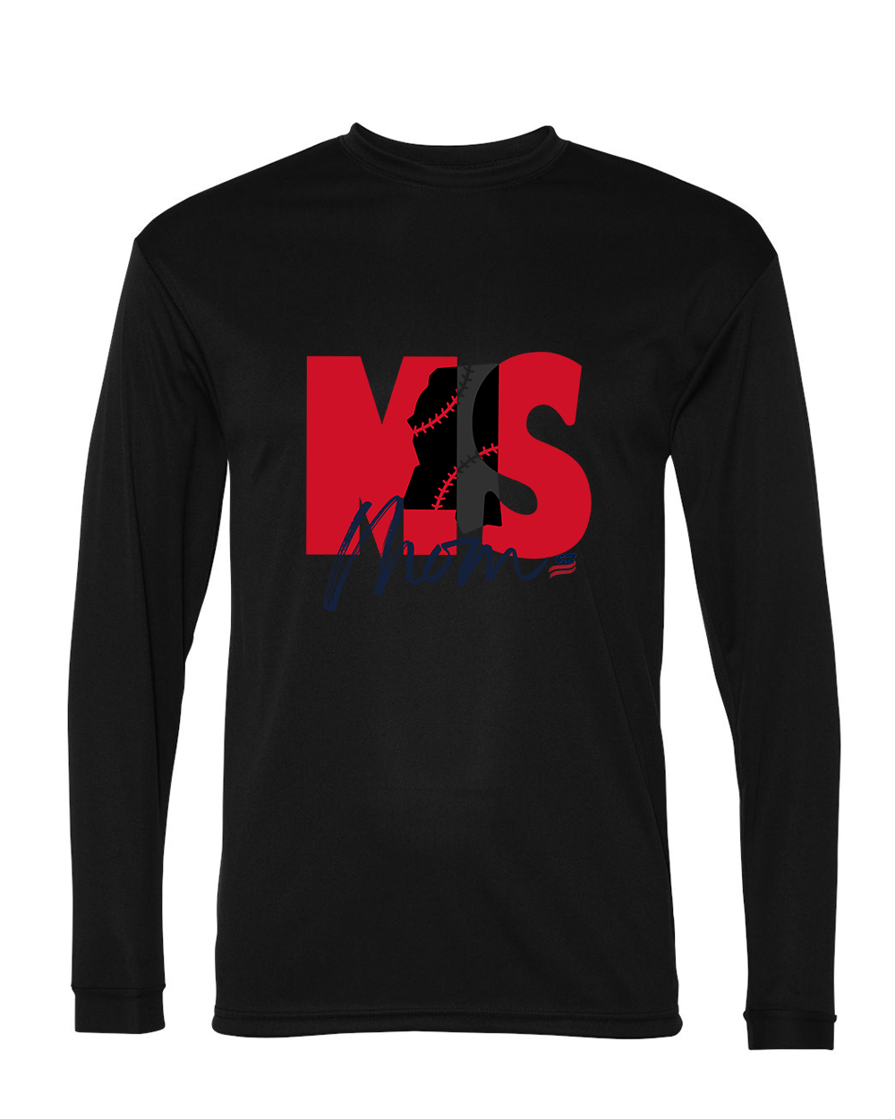 Mississippi Mom Dri Fit Long Sleeve Shirt