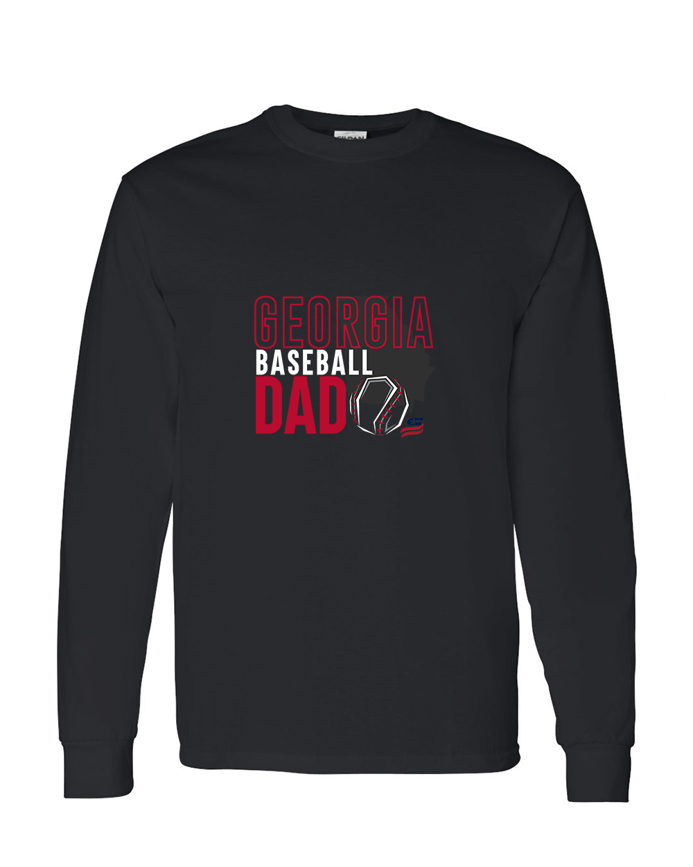 Georgia Dad Cotton Long Sleeve Shirt