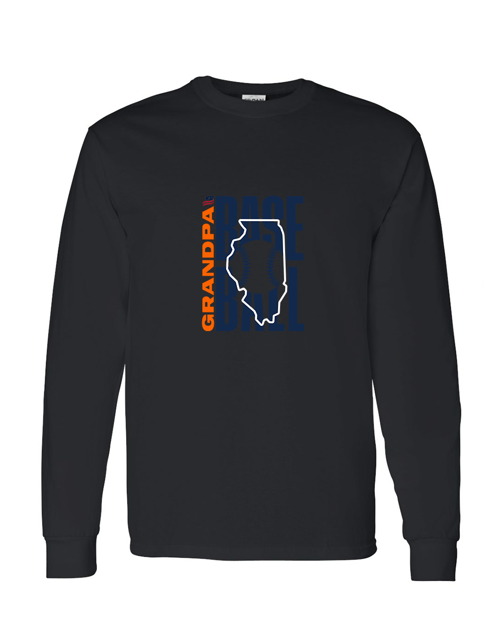 Illinois Grandpa Cotton Long Sleeve Shirt