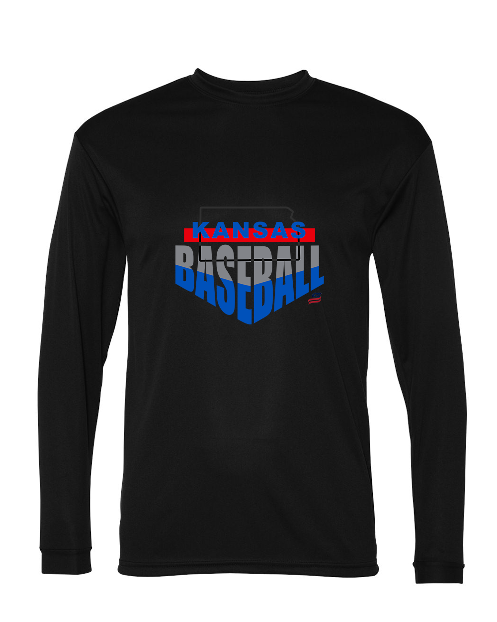 Kansas Logo1 Dri Fit Long Sleeve Shirt