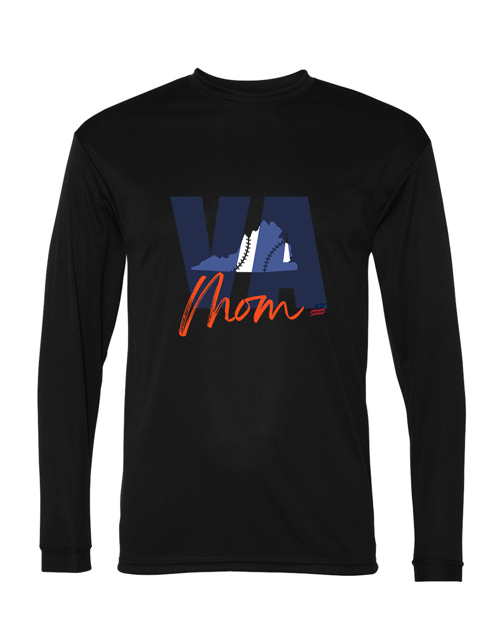 Virginia Mom Dri Fit Long Sleeve Shirt