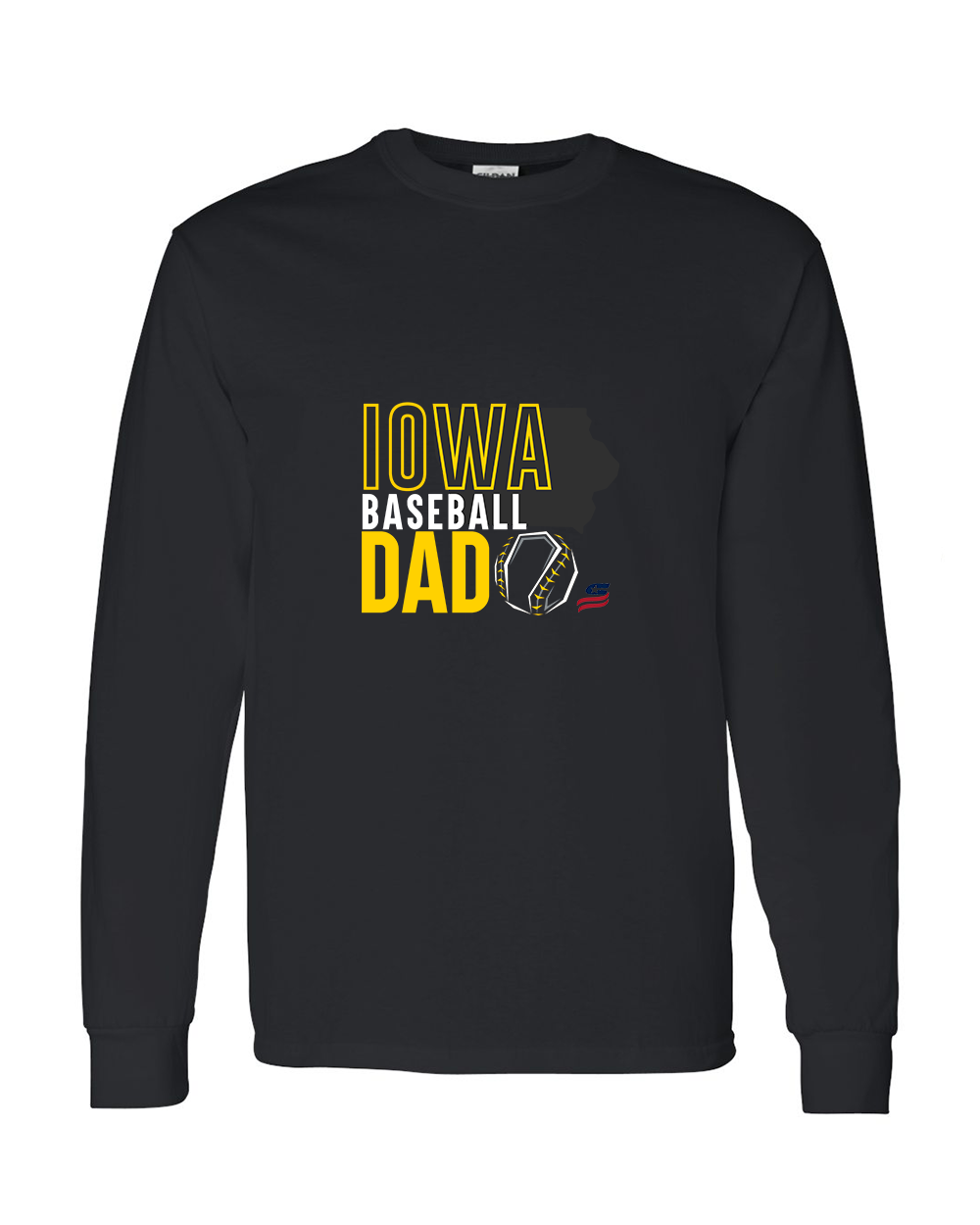 Iowa Dad Cotton Long Sleeve Shirt