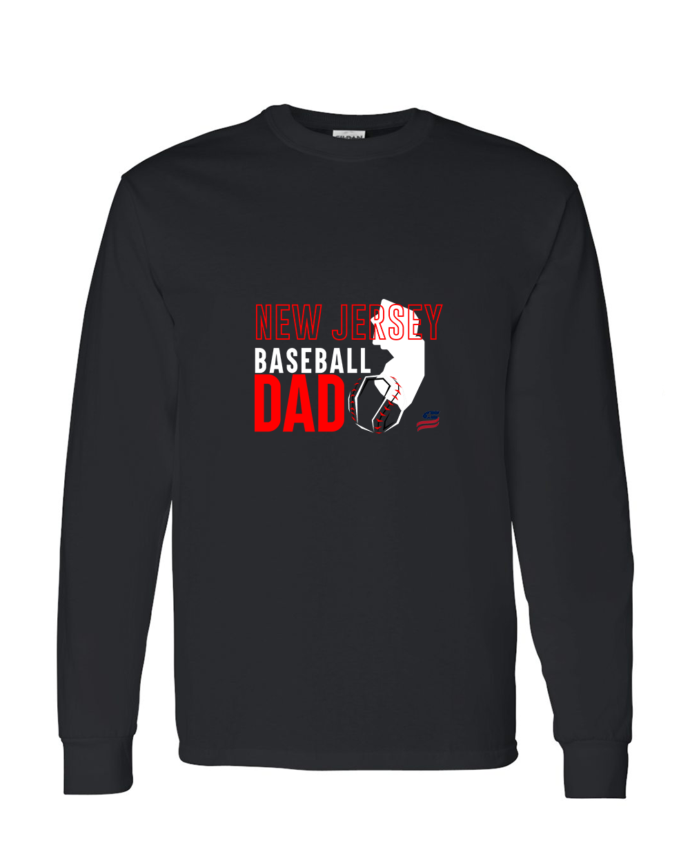 New Jersey Dad Cotton Long Sleeve Shirt