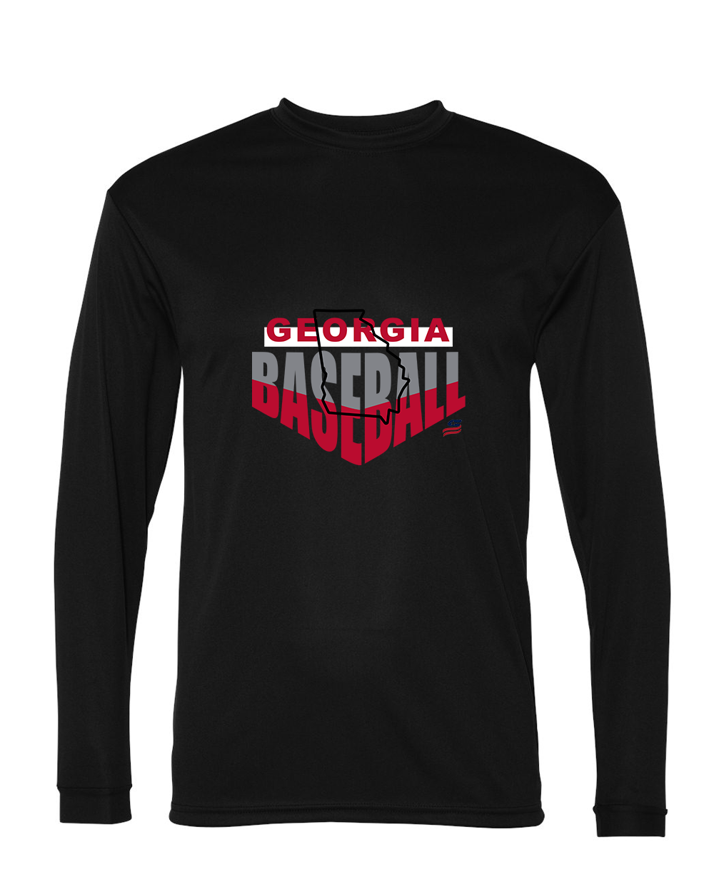 Georgia Logo1 Dri Fit Long Sleeve Shirt