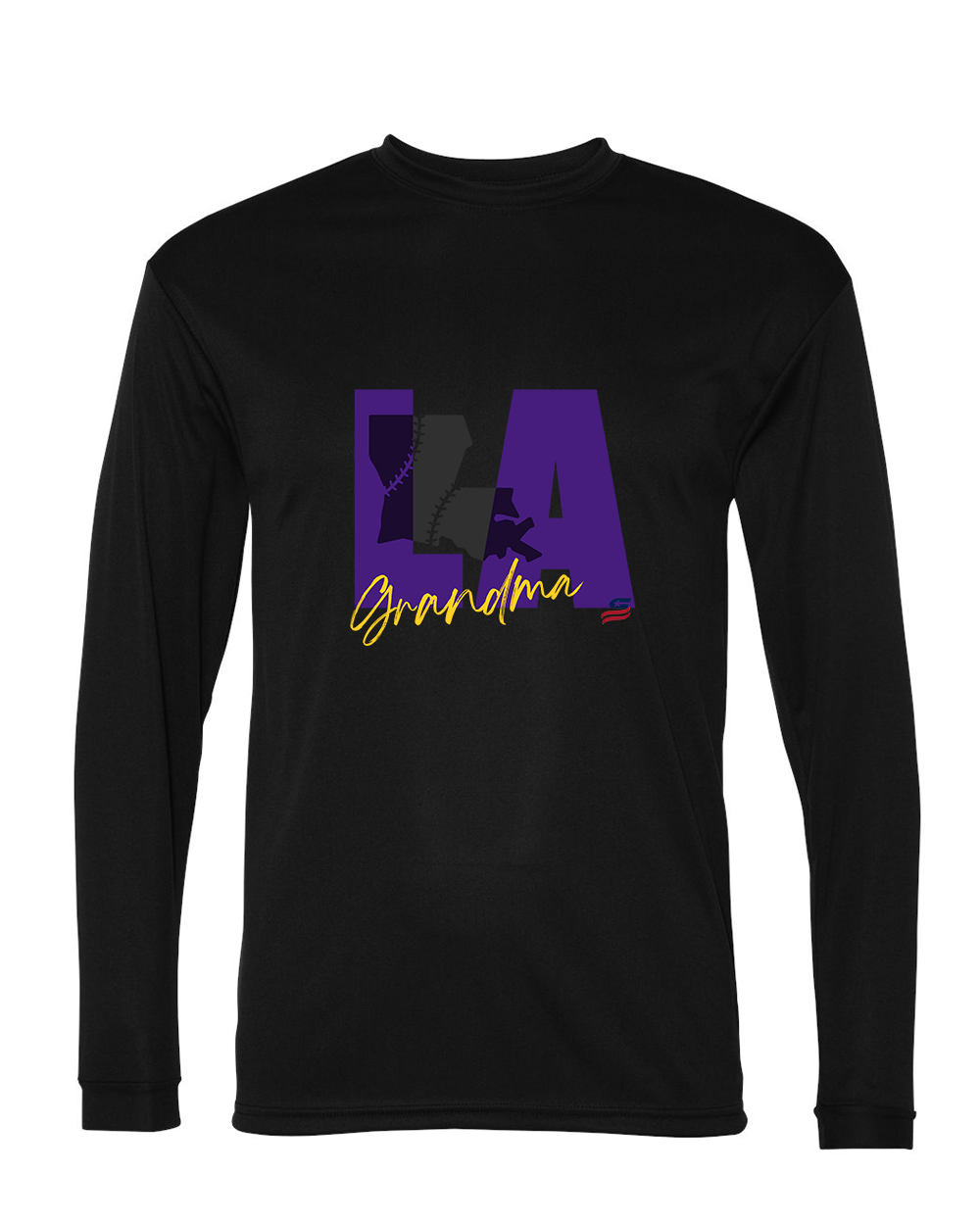 Louisiana Grandma Dri Fit Long Sleeve Shirt