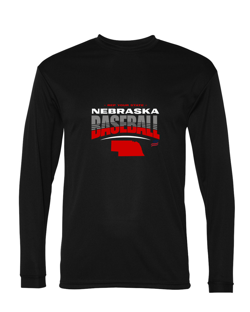 Nebraska Logo4 Dri Fit Long Sleeve Shirt