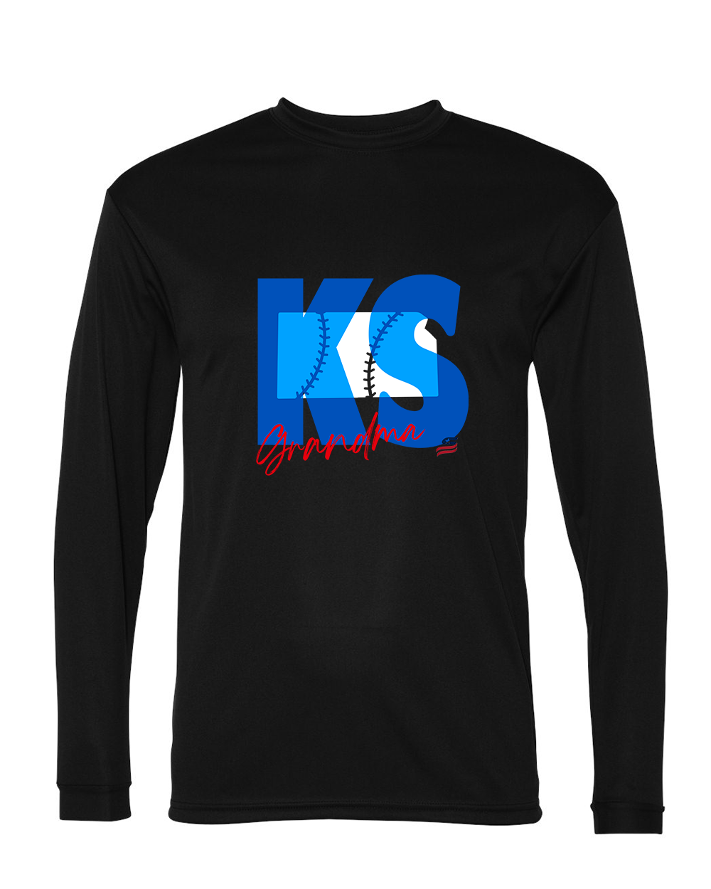 Kansas Grandma Dri Fit Long Sleeve Shirt