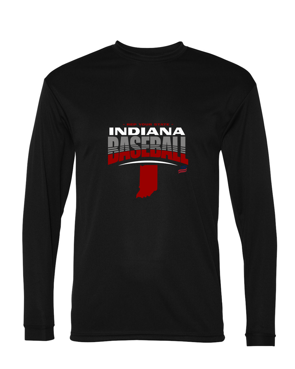 Indiana Logo4 Dri Fit Long Sleeve Shirt