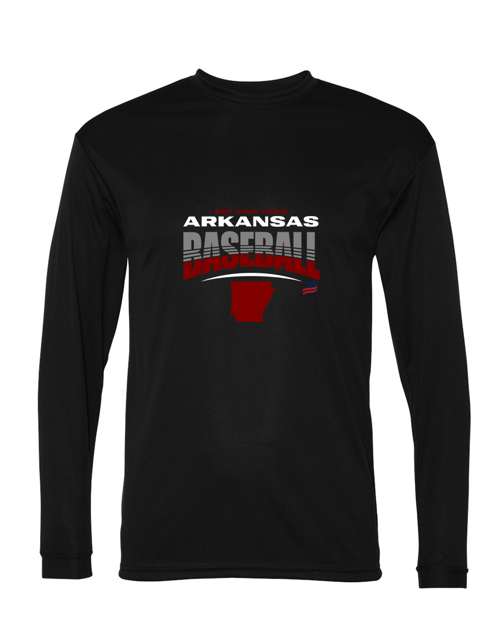 Arkansas Logo4 Dri Fit Long Sleeve Shirt