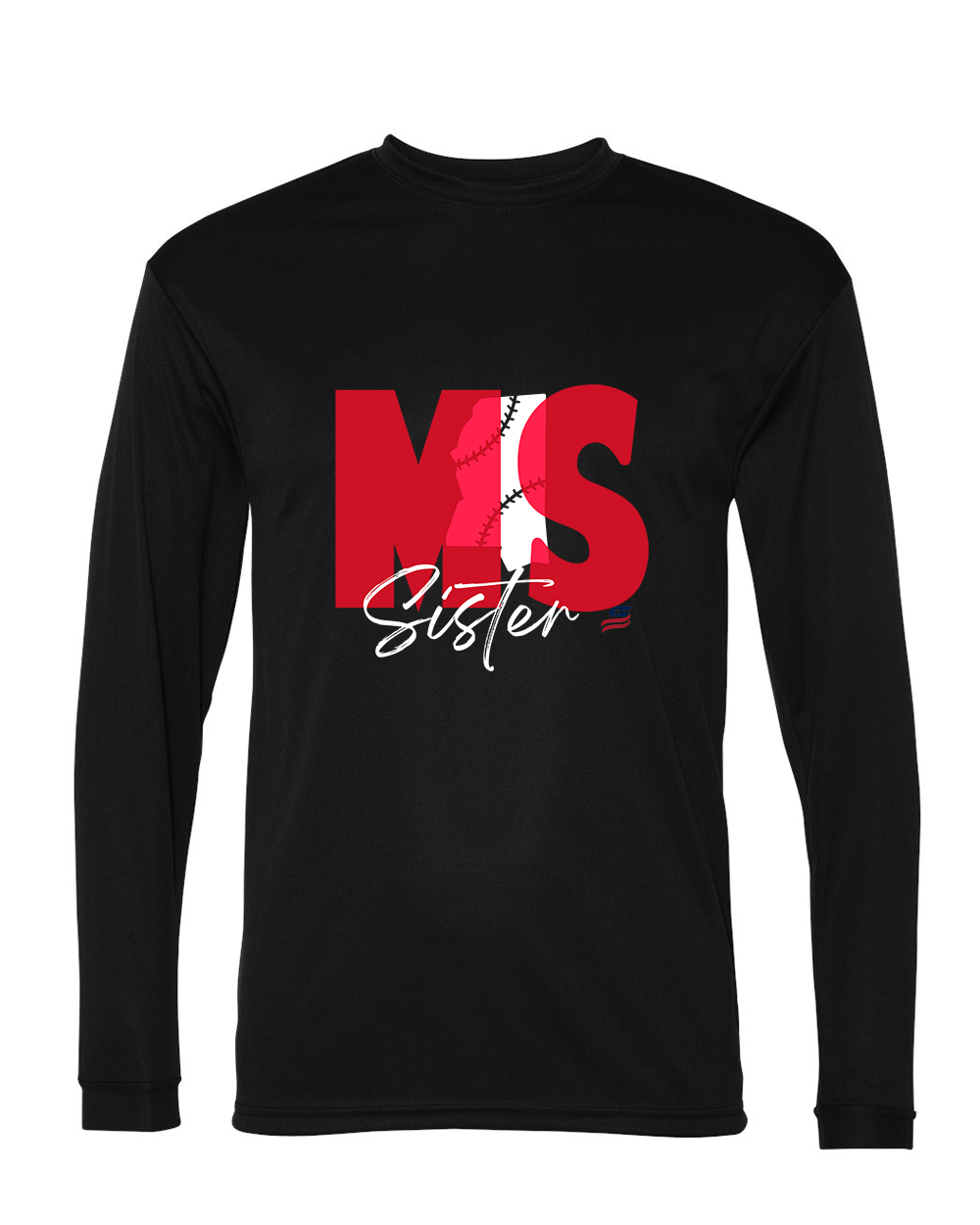 Mississippi Sister Dri Fit Long Sleeve Shirt