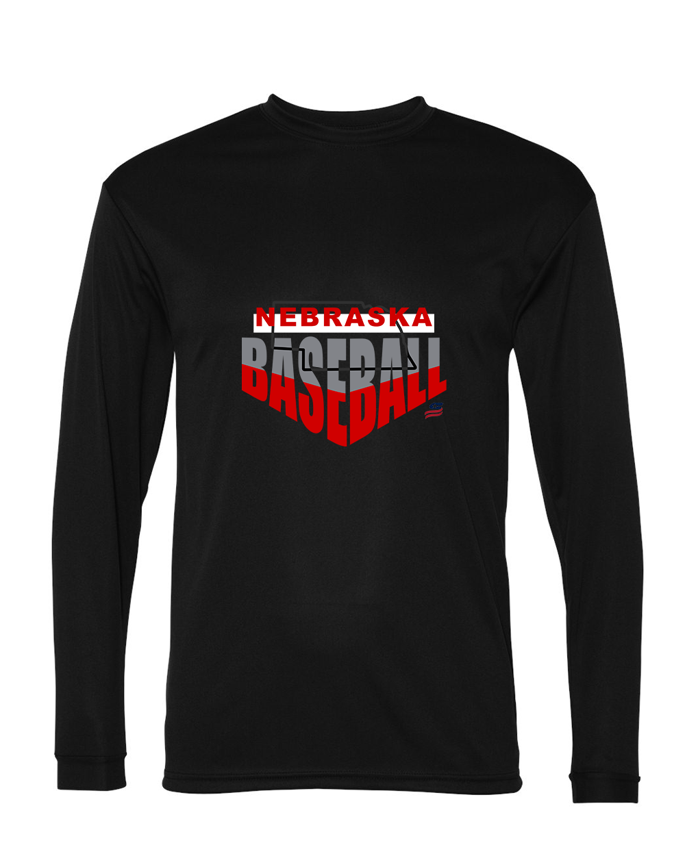 Nebraska Logo1 Dri Fit Long Sleeve Shirt