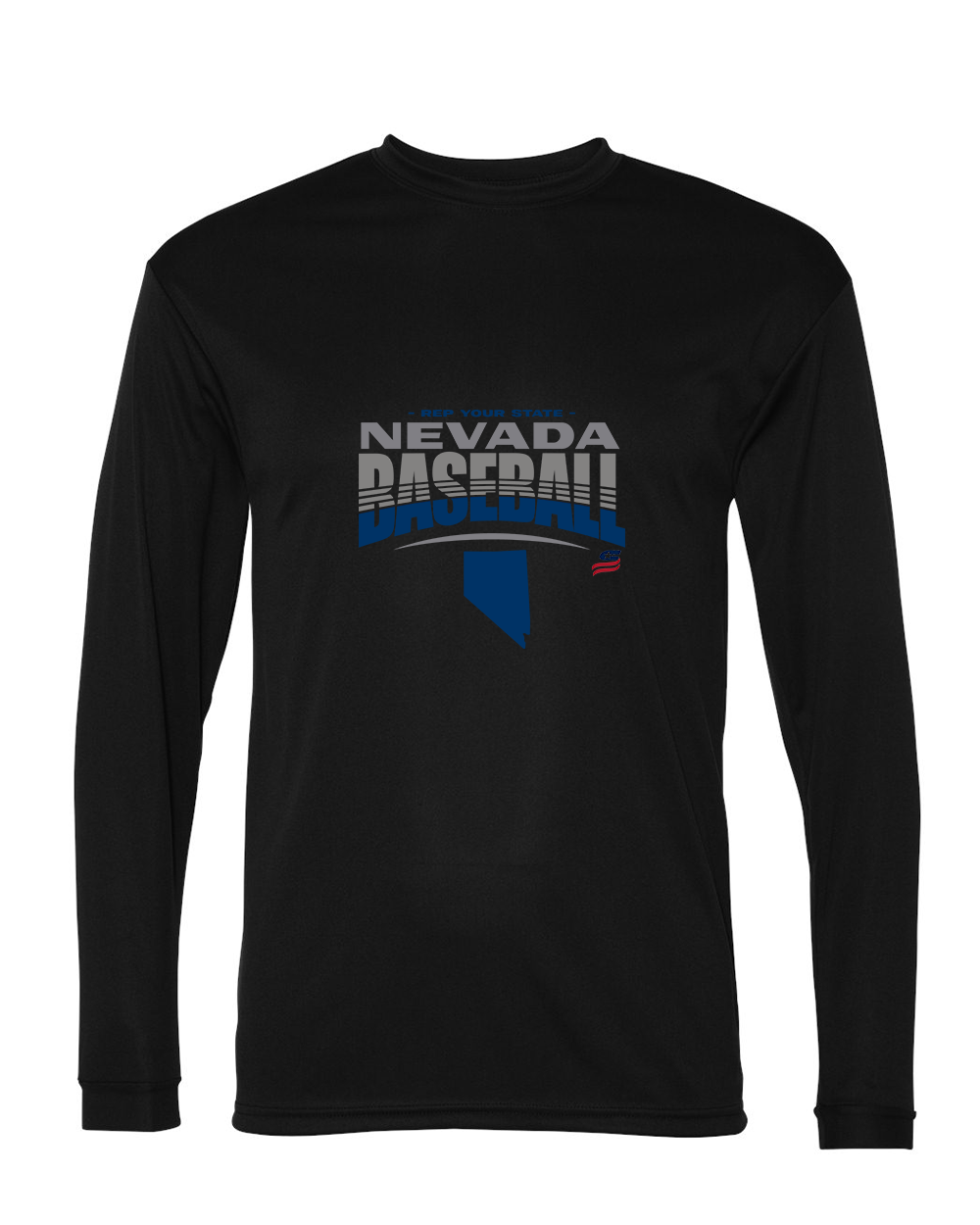 Nevada Logo4 Dri Fit Long Sleeve Shirt