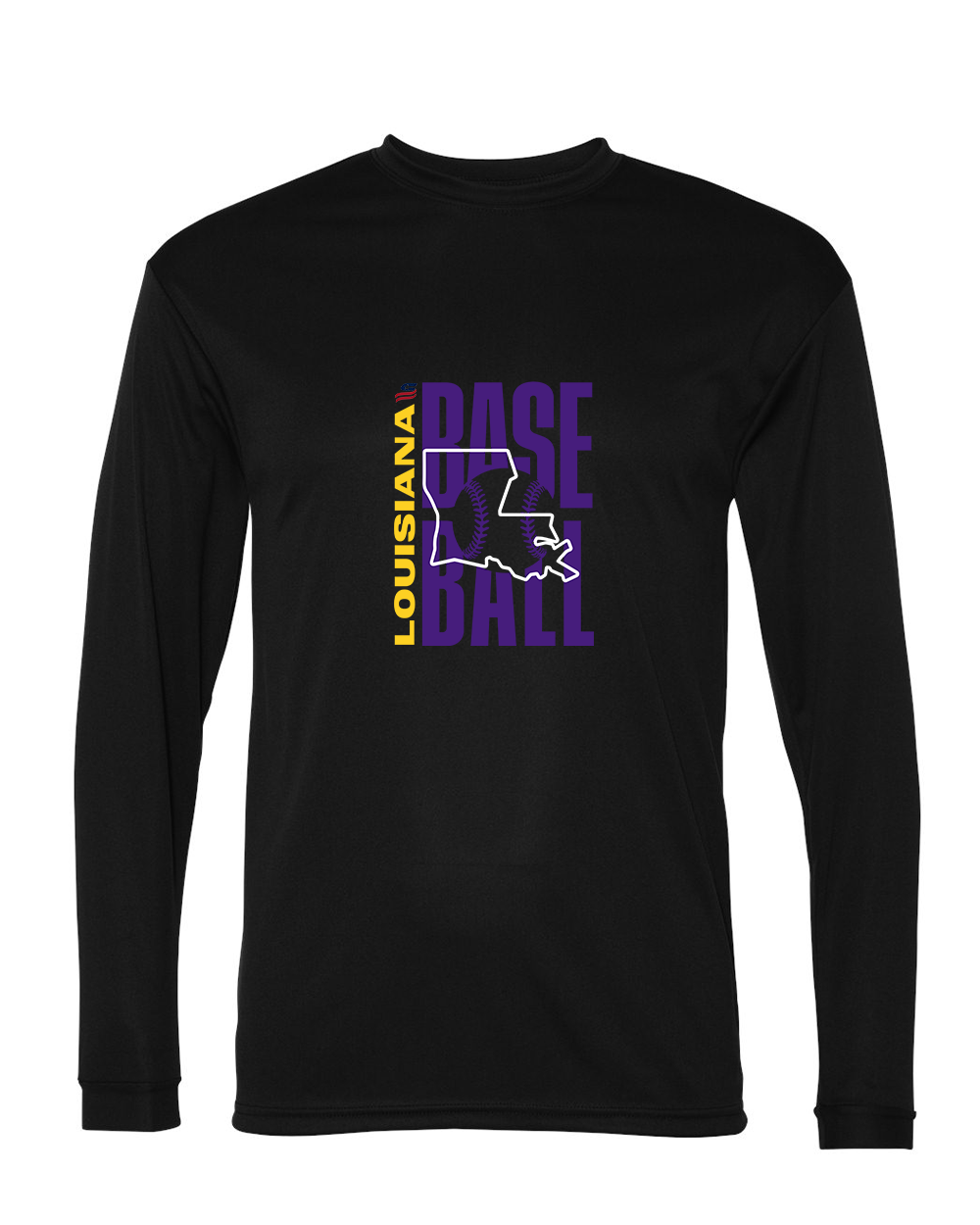 Louisiana Logo3 Dri Fit Long Sleeve Shirt