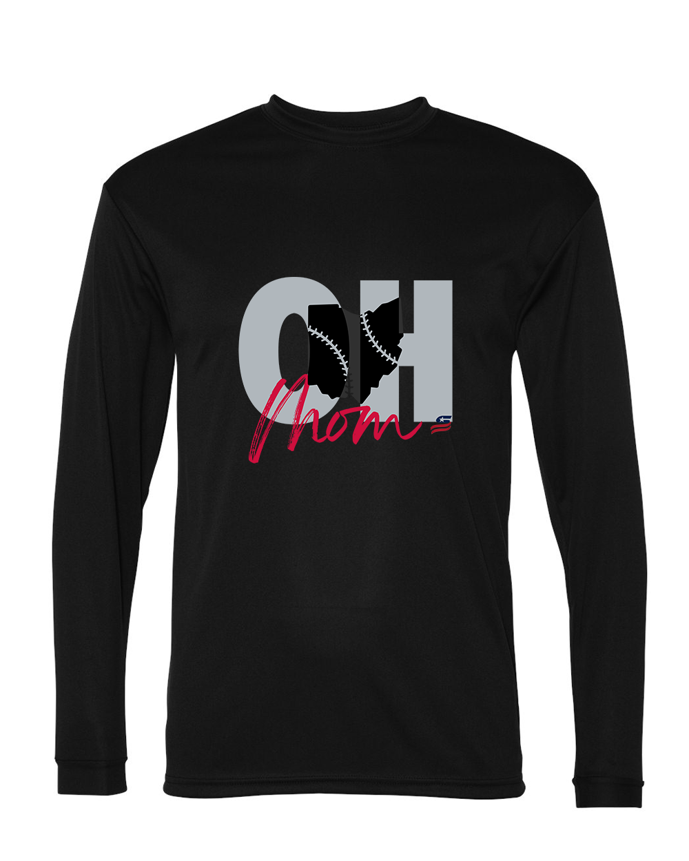 Ohio Mom Dri Fit Long Sleeve Shirt