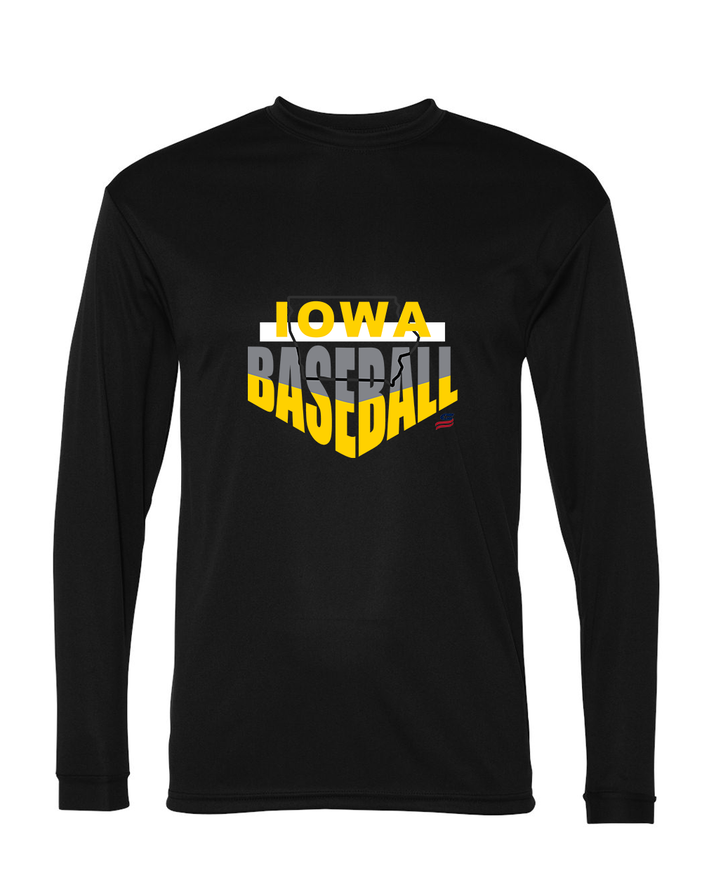 Iowa Logo1 Dri Fit Long Sleeve Shirt