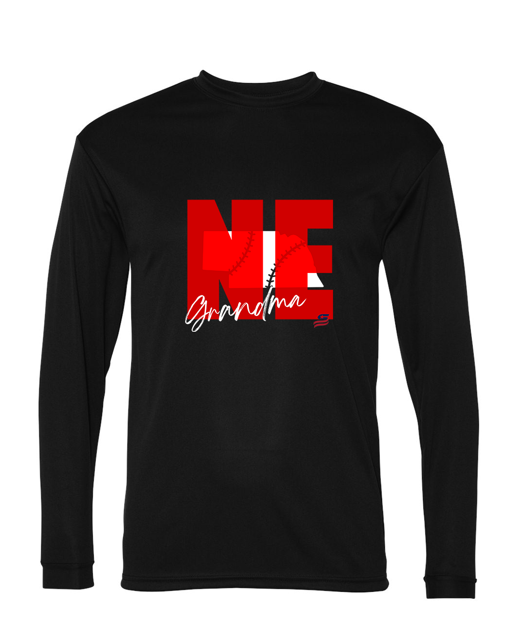 Nebraska Grandma Dri Fit Long Sleeve Shirt