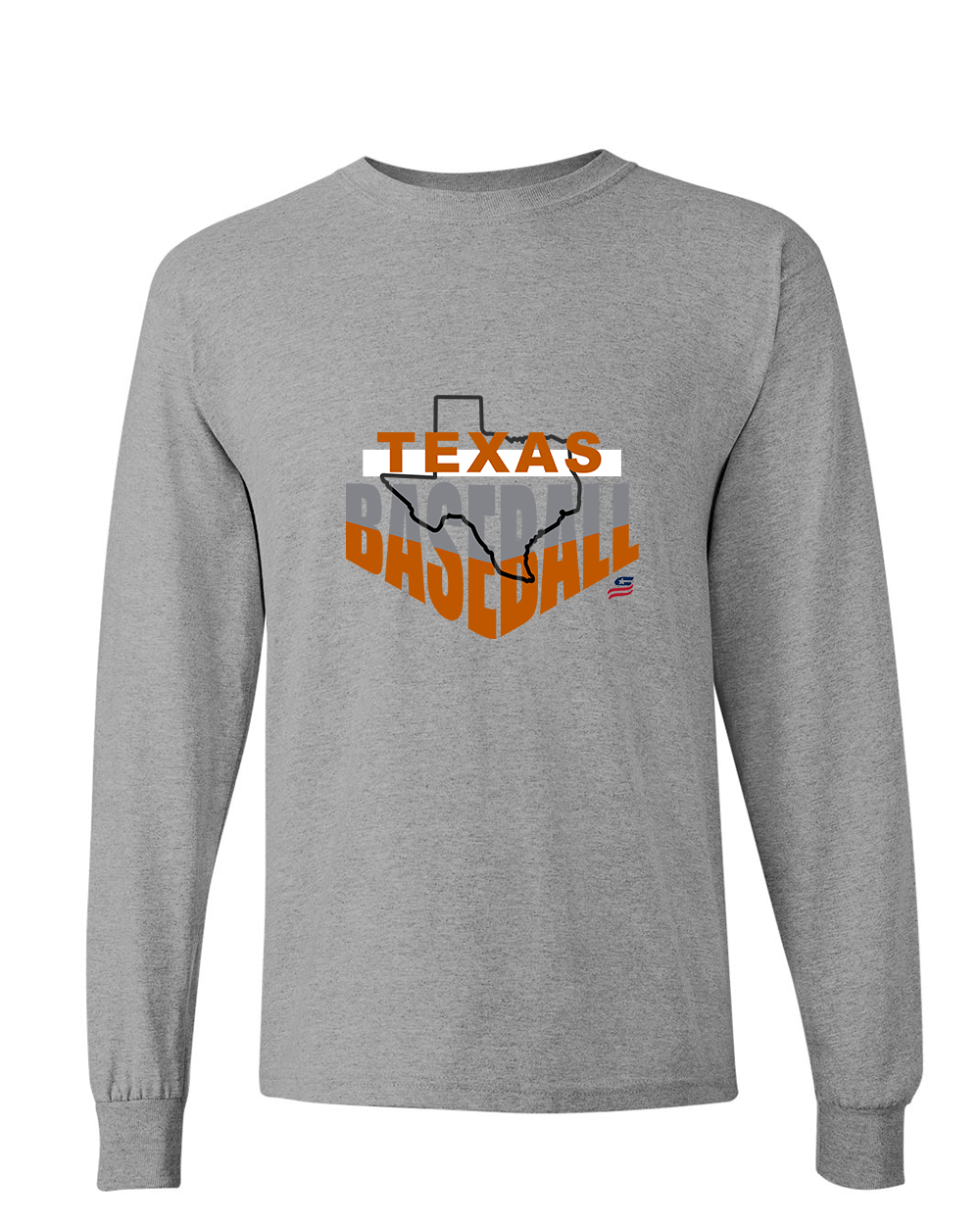 Texas Logo1 Cotton Long Sleeve Shirt