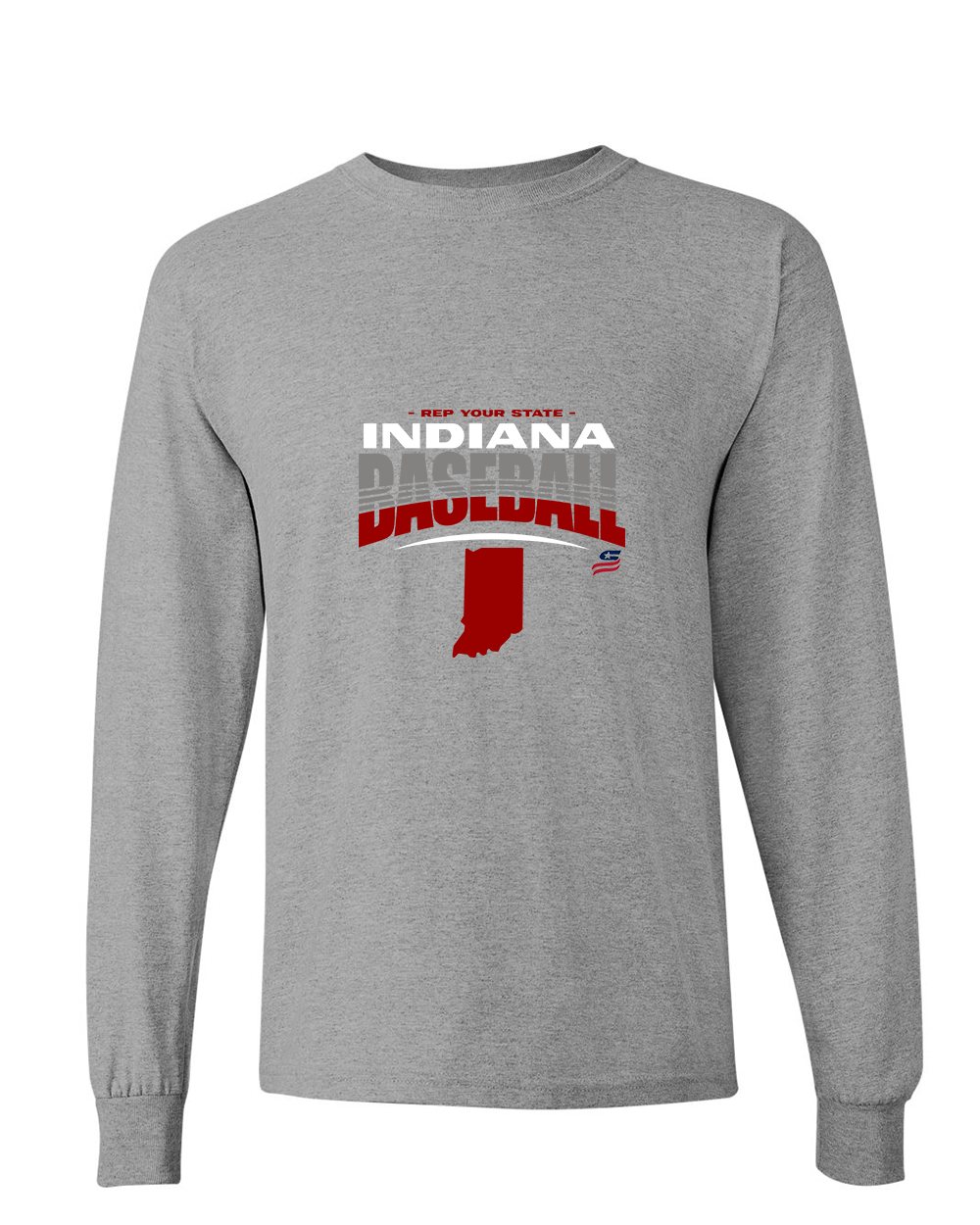 Indiana Logo4 Cotton Long Sleeve Shirt