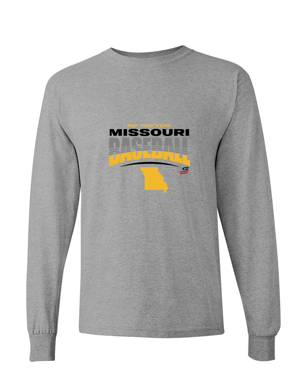 Missouri Logo4 Cotton Long Sleeve Shirt