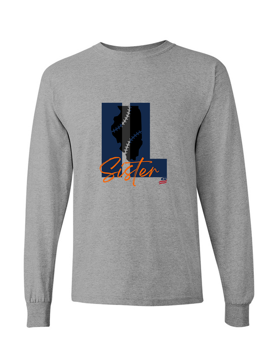 Illinois Sister Cotton Long Sleeve Shirt