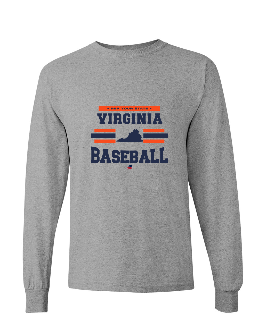 Virginia Logo2 Cotton Long Sleeve Shirt