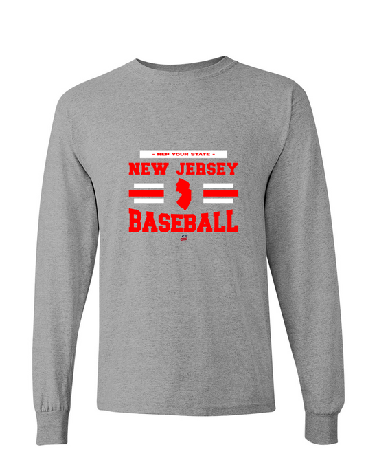 New Jersey Logo2 Cotton Long Sleeve Shirt