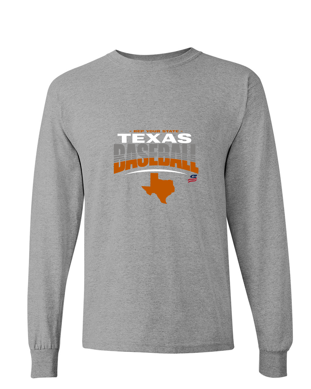 Texas Logo4 Cotton Long Sleeve Shirt