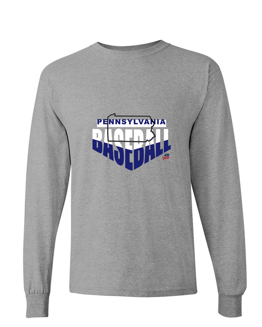 Pennsylvania Logo1 Cotton Long Sleeve Shirt