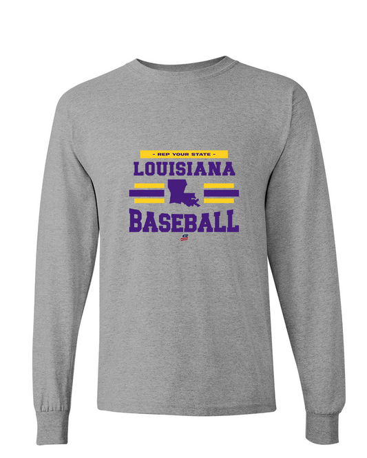 Louisiana Logo2 Cotton Long Sleeve Shirt