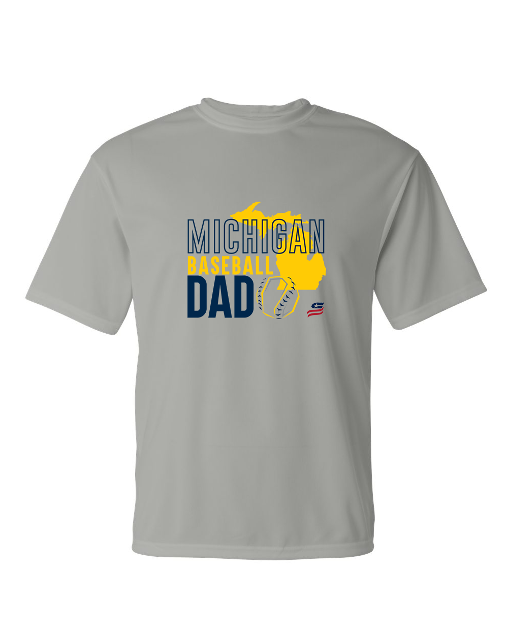 Michigan Dad Dri Fit T-Shirt